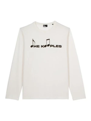 Bluzka z długim rękawem The Kooples biały