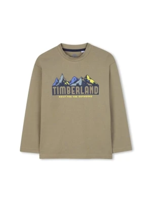 Bluzka z długim rękawem Timberland zielony