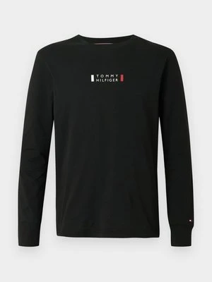 Bluzka z długim rękawem Tommy Hilfiger czarny