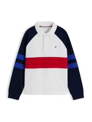 Bluzka z długim rękawem Tommy Hilfiger biały