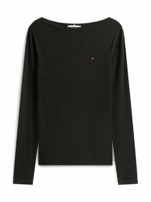 Bluzka z długim rękawem Tommy Hilfiger czarny