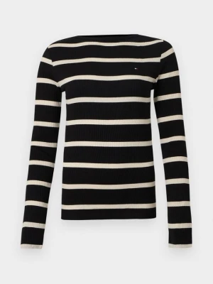 Bluzka z długim rękawem Tommy Hilfiger czarny