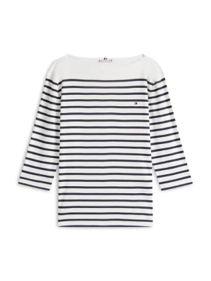 Bluzka z długim rękawem Tommy Hilfiger czerwony