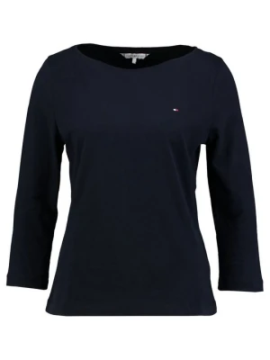 Bluzka z długim rękawem Tommy Hilfiger granatowy