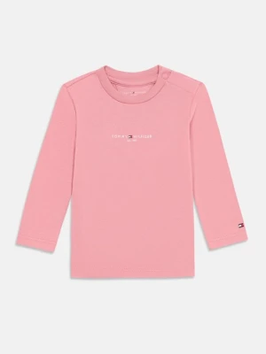 Bluzka z długim rękawem Tommy Hilfiger różowy