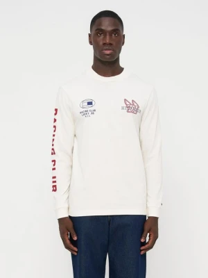 Bluzka z długim rękawem Tommy Hilfiger różowy
