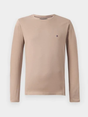 Bluzka z długim rękawem Tommy Hilfiger taupe