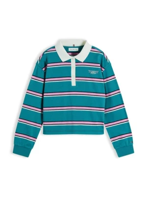 Bluzka z długim rękawem Tommy Hilfiger zielony