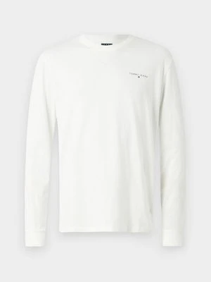 Bluzka z długim rękawem Tommy Jeans mleczny