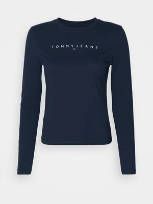 Bluzka z długim rękawem Tommy Jeans granatowy