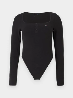 Bluzka z długim rękawem Tommy Jeans czarny