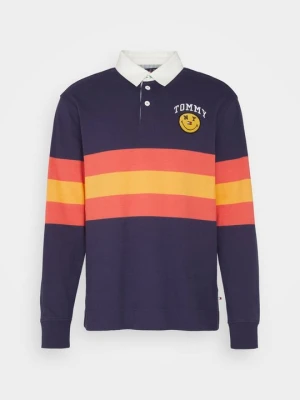 Bluzka z długim rękawem Tommy Jeans granatowy