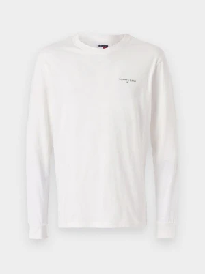Bluzka z długim rękawem Tommy Jeans mleczny