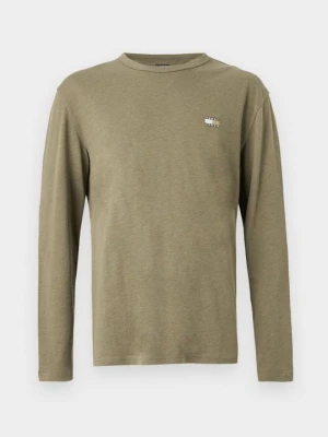 Bluzka z długim rękawem Tommy Jeans oliwkowy