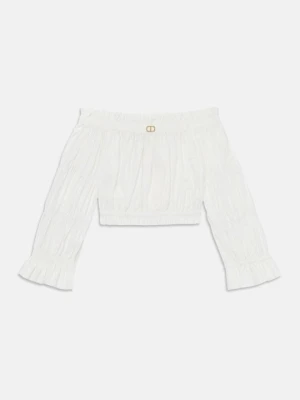 Bluzka z długim rękawem TWINSET biały