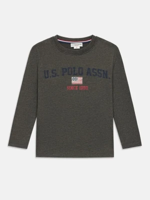 Bluzka z długim rękawem U.S. POLO ASSN. ciemnoszary