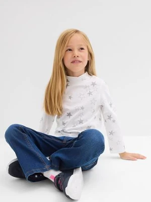 Bluzka z długim rękawem, uszyta z elastycznej mieszanki baweny organicznej (2 szt.) bonprix