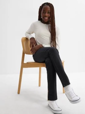 Bluzka z długim rękawem, uszyta z elastycznej mieszanki baweny organicznej (2 szt.) bonprix