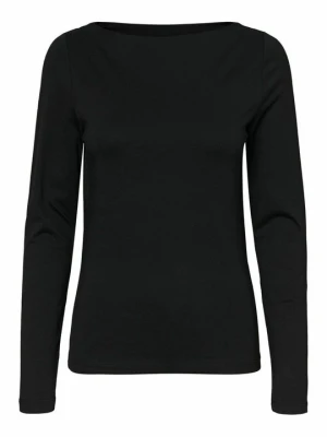 Bluzka z długim rękawem Vero Moda czarny
