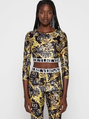 Bluzka z długim rękawem Versace Jeans Couture czarny