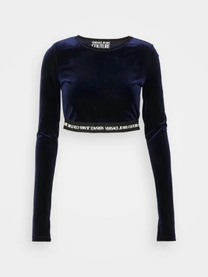 Bluzka z długim rękawem Versace Jeans Couture granatowy