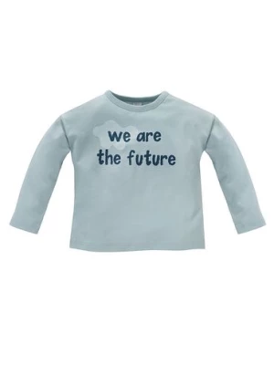 Bluzka z długim rękawem WE ARE THE FUTURE - niebieska Pinokio