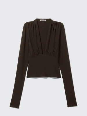 Bluzka z długim rękawem Weekday