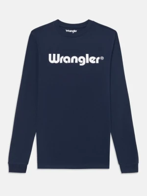 Bluzka z długim rękawem Wrangler granatowy