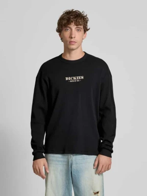 Bluzka z długim rękawem, wyhaftowanym logo i okrągłym dekoltem Dickies