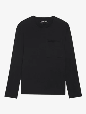 Bluzka z długim rękawem YOURTURN By Zalando czarny