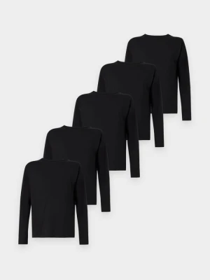 Bluzka z długim rękawem YOURTURN By Zalando czarny