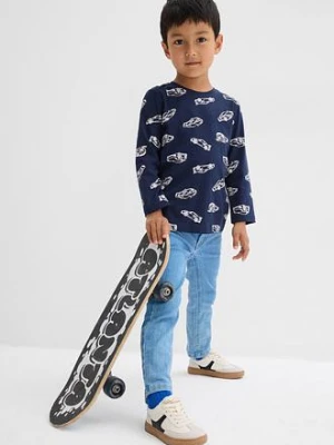 Bluzka z długim rękawem z bawełną organiczną (2 szt.) bonprix