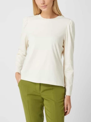Bluzka z długim rękawem z bawełny model ‘Olinno’ Minimum