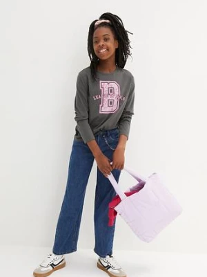 Bluzka z długim rękawem z czystej bawełny organicznej (3 szt.) bonprix