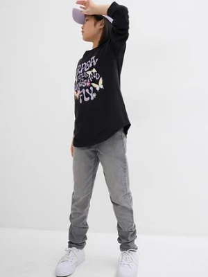 Bluzka z długim rękawem z czystej bawełny organicznej bonprix