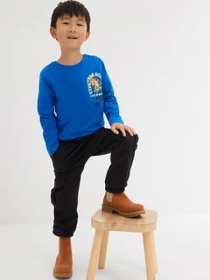 Bluzka z długim rękawem z czystej bawełny organicznej bonprix