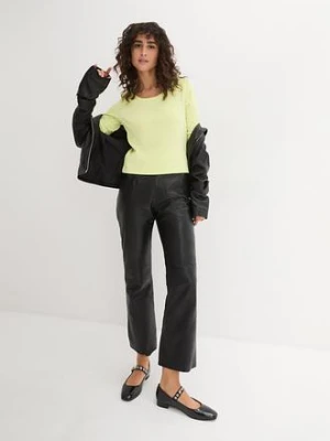 Bluzka z długim rękawem z czystej bawełny organicznej bonprix