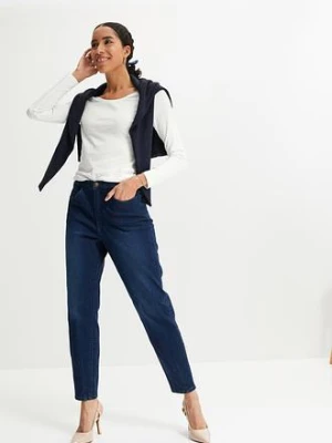 Bluzka z długim rękawem z czystej bawełny organicznej bonprix