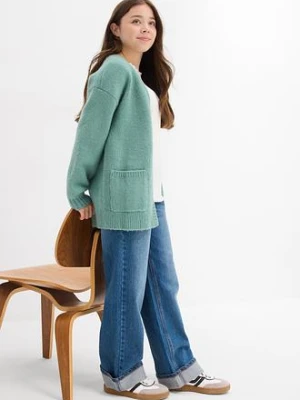 Bluzka z długim rękawem z czystej bawełny organicznej bonprix