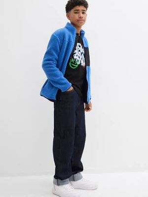 Bluzka z długim rękawem z czystej bawełny organicznej bonprix