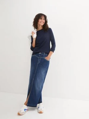 Bluzka z długim rękawem z czystej bawełny organicznej bonprix