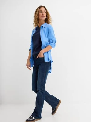 Bluzka z długim rękawem z czystej bawełny organicznej bonprix