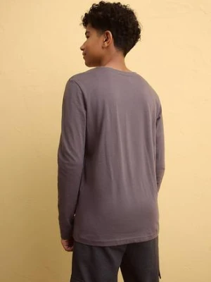 Bluzka z długim rękawem, z czystej bawełny organicznej bonprix