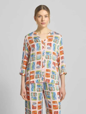 Bluzka z długim rękawem z czystej wiskozy milano italy