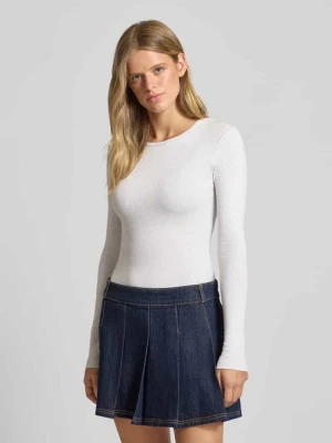 Bluzka z długim rękawem z dekoltem okrągłym Gina Tricot