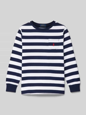 Bluzka z długim rękawem z dekoltem okrągłym Polo Ralph Lauren Kids