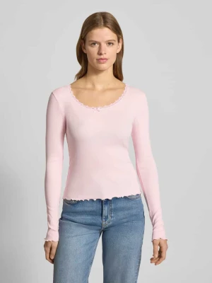 Bluzka z długim rękawem z dekoltem okrągłym Review