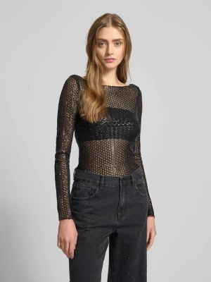 Bluzka z długim rękawem z dekoltem w łódkę Gina Tricot