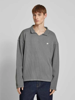 Bluzka z długim rękawem z dekoltem w serek Pegador