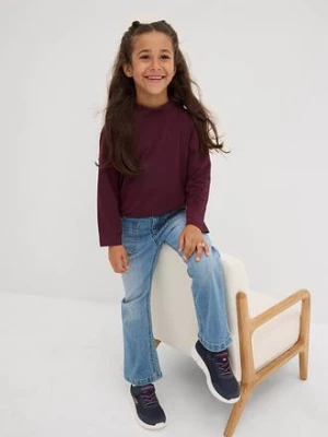 Bluzka z długim rękawem z elastycznej mieszanki bawełny organicznej (2 szt.) bonprix